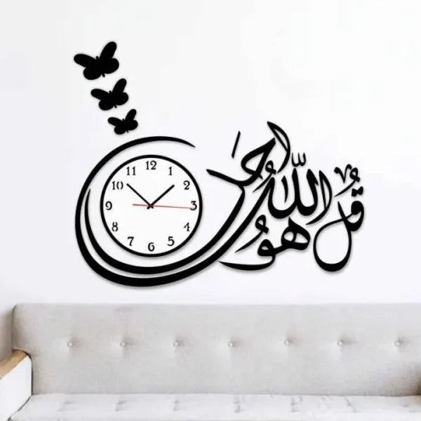 "3D DIY Wooden Wall Clock – Modern Quartz Design for Bedroom, Living Room & Office"