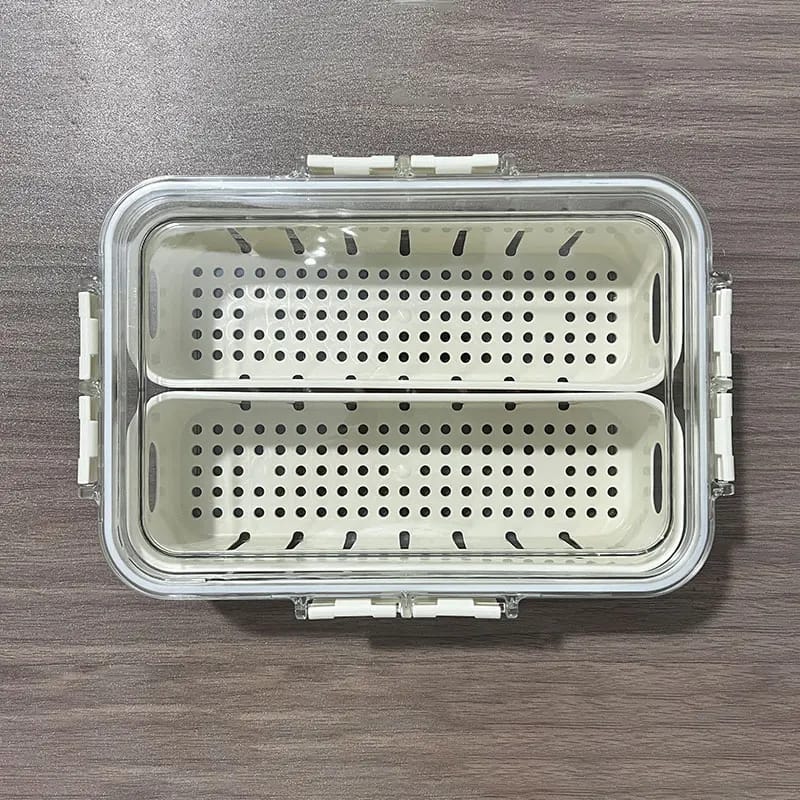 Premium acrylic airtight multi portion box