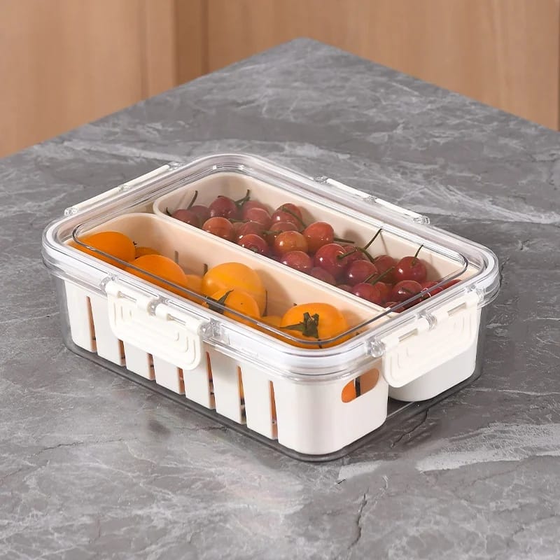 Premium acrylic airtight multi portion box
