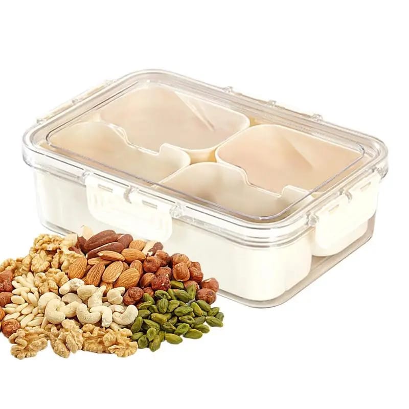 Premium acrylic airtight multi portion box