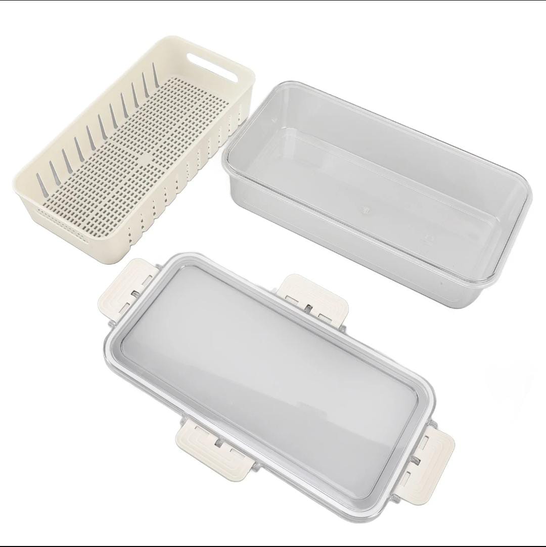 Premium acrylic airtight multi portion box