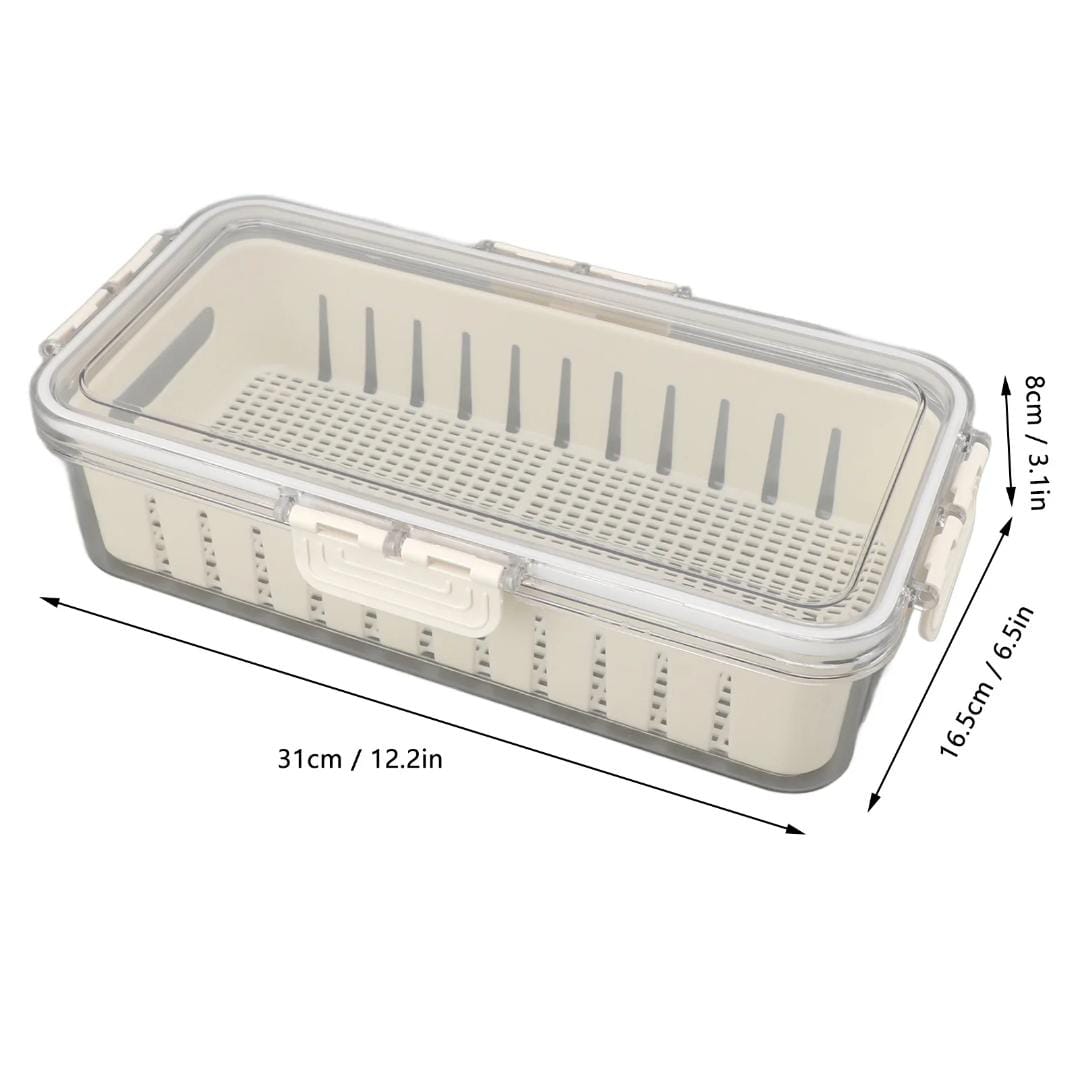 Premium acrylic airtight multi portion box