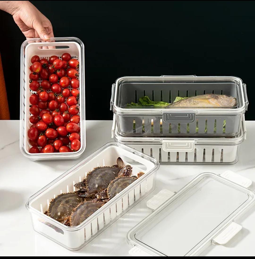 Premium acrylic airtight multi portion box