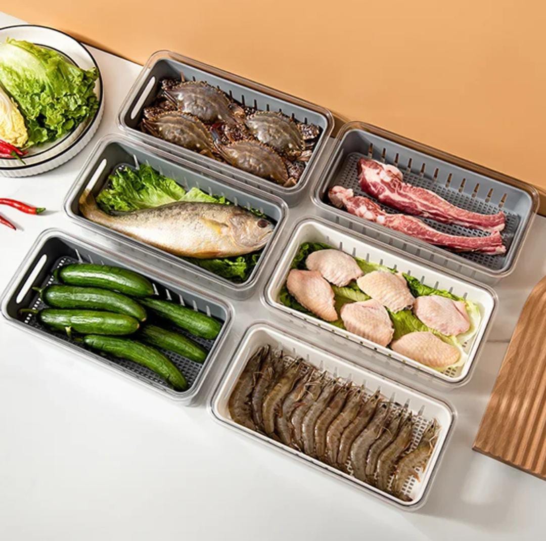 Premium acrylic airtight multi portion box