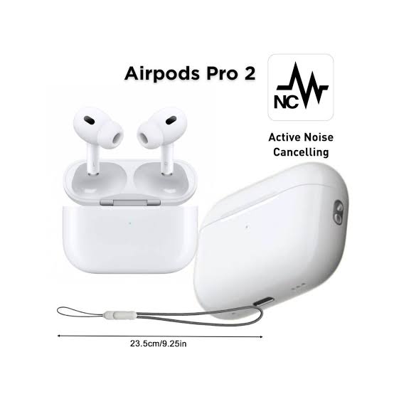 Best Quality Airpods | Anc | Pro 02 In White Color – With Dori 50% off.