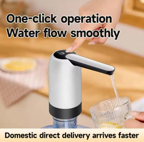 USB Rechargeable Automatic Water Dispenser Pump – One-Click Portable Bottle Pump