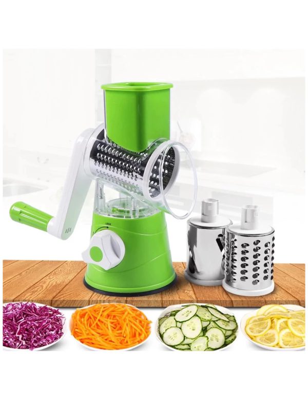 Manual Vegetable Cutter Slicer & GraterKitchen Gadget ( Random Color ).