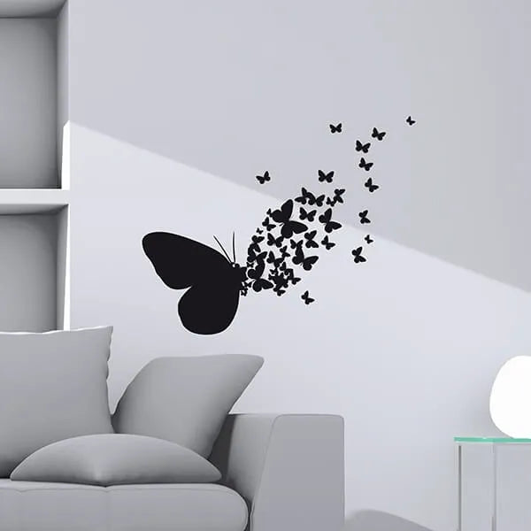 "Flying Butterfly Wooden Wall Decor – Elegant 3D Butterflies for Home, Bedroom, or Nursery Decoration"