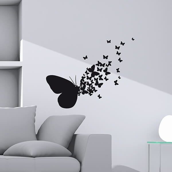 "Flying Butterfly Wooden Wall Decor – Elegant 3D Butterflies for Home, Bedroom, or Nursery Decoration"