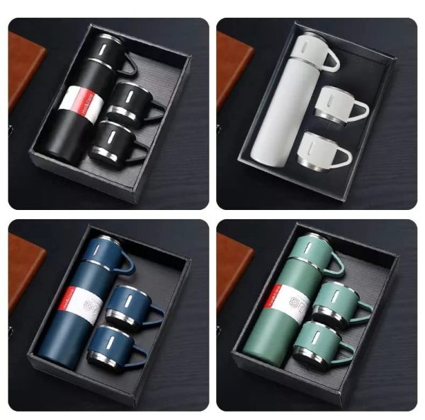 Stainless Steel Vacuum Flask Set Vacuum Flask 500ml (random Color)