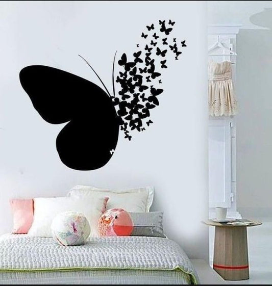 "Flying Butterfly Wooden Wall Decor – Elegant 3D Butterflies for Home, Bedroom, or Nursery Decoration"