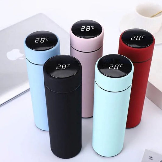 500ml Smart Temperature Display Vacuum Insulated Stainless Steel Thermo Flask – Random Color